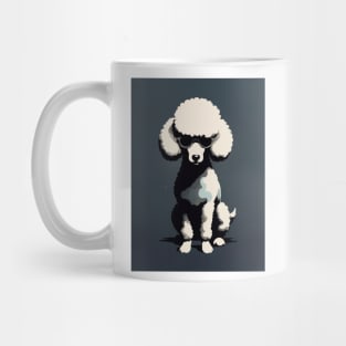 Poodle Dog 4 - Japanese Old Vintage Mug